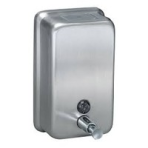HAND WASH SOAP DISPENSER STAINLESS STEEL VERTICAL